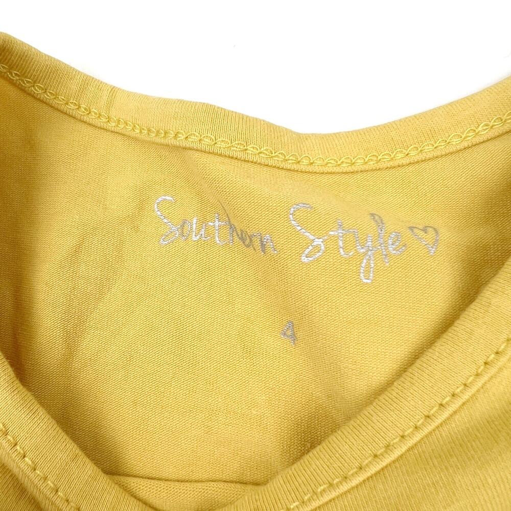 Southern Style Mustard Ruffle Dress - Picture 4 of 7
